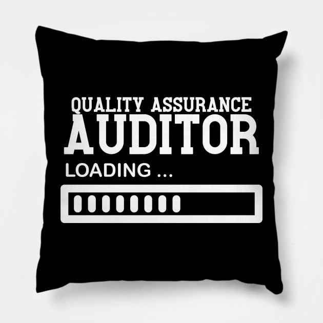 Quality Assurance Auditor Funny Job Gift Idea Pillow by Monster Skizveuo