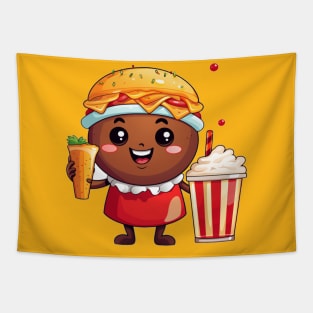 kawaii  junk food T-Shirt cute  funny Tapestry