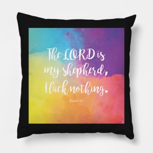 Psalm 23 The Lord is my Shepherd Scripture Pillow