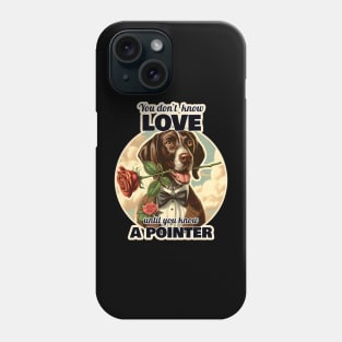 German Shorthaired Pointer Valentine's day Phone Case