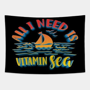 All I Need Is Vitamin Sea Tapestry