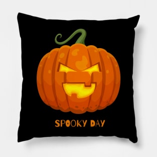 Scaring pumpkin Pillow