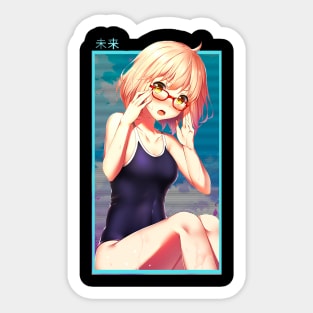 Mirai Kuriyama #2 - Kyoukai no Kanata Sticker for Sale by Animeager