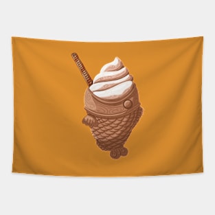 Sweet ice cream kawaii Taiyaki Tapestry