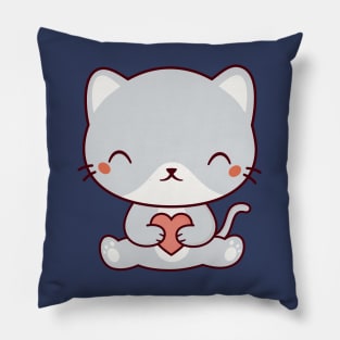 Kawaii Cute Kitten Cat Pillow