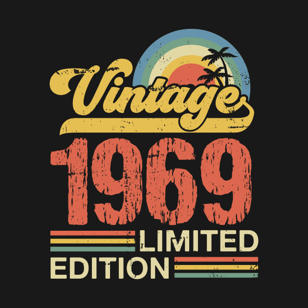 Retro vintage 1969 limited edition by Crafty Pirate 