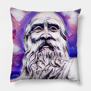 Diogenes Pink Portrait | Diogenes Artwork 8 Pillow