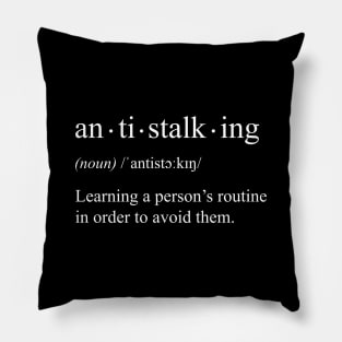 anti stalking Pillow