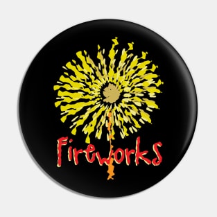 Fireworks Art Pin