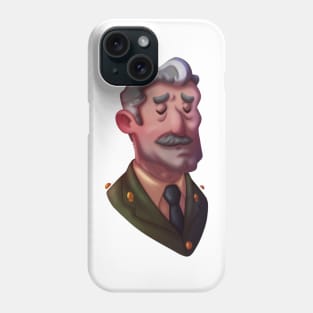 The Captain Portrait - BBC Ghosts Phone Case