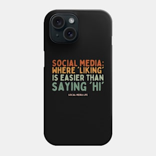 Sarcasm on Social Media - Truth with a Twist Phone Case