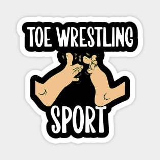 Toe Wrestling Sport Magnet