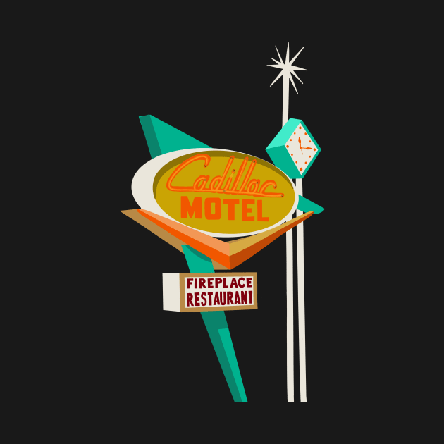 Cadillac Motel Sign by jenblove