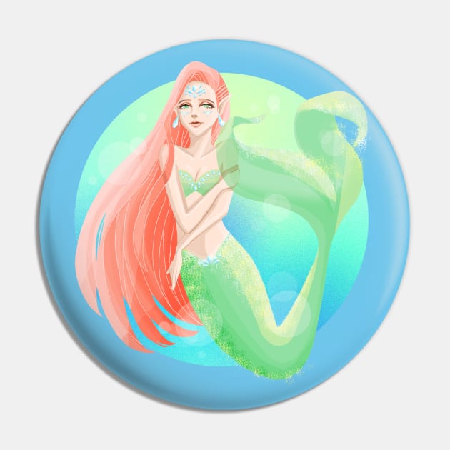 Diamond Princess Mermaid Pin by lovediyworkshop