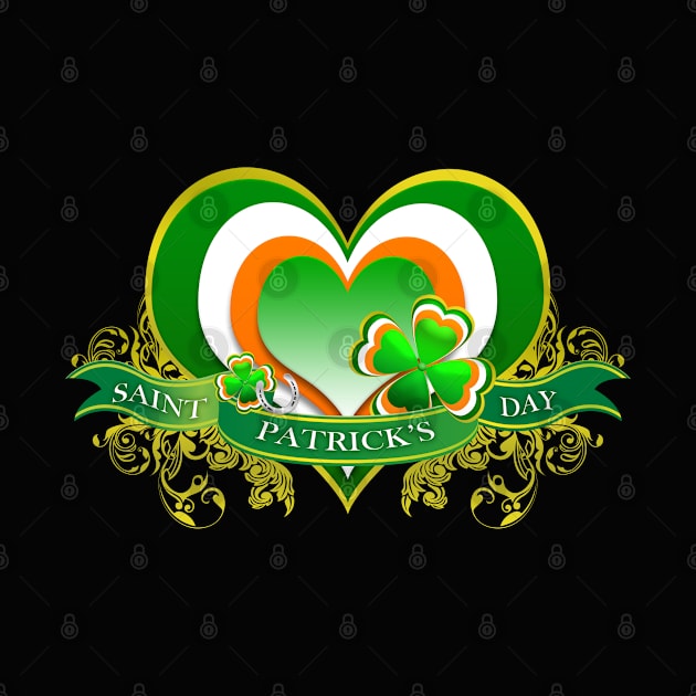 Heart Banner Clover by AmandaRain