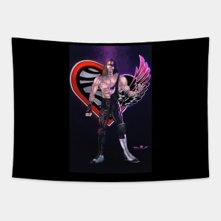 HBK VS Bret Hart Rivals Tapestry