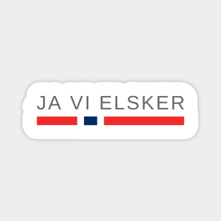 Ja vi elsker - Norway Magnet