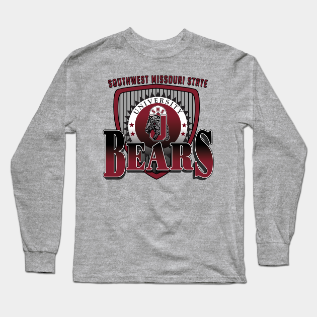 Southwest State University Bears University Logo Springfield, MO SMSU - Smsu Long Sleeve T-Shirt | TeePublic