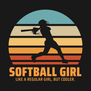 softball girl T-Shirt