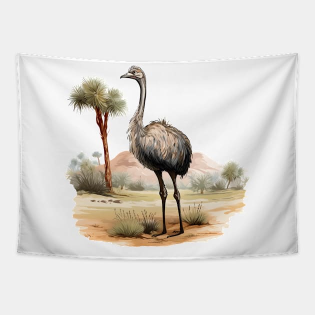 Ostrich Tapestry by zooleisurelife