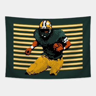 Green Bay Pixel Running Back Tapestry