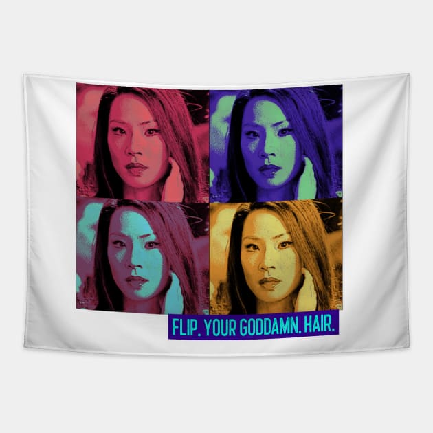 Charlie's Angels: Flip Your GD Hair Tapestry by LiunaticFringe