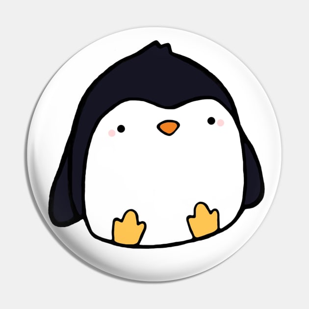 Frosty Little Friend - Penguin Pin by staceyromanart