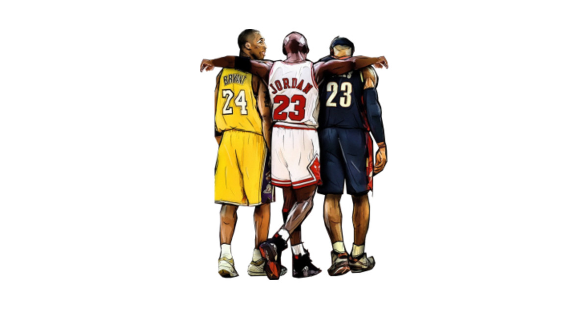 Kobe Bryant x Michael Jordan x Lebron James - Nba - T ...