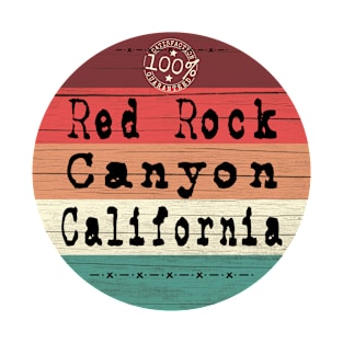 Red Rock Canyon California retro T-Shirt