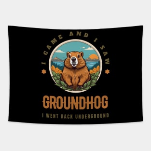 Groundhog Tapestry