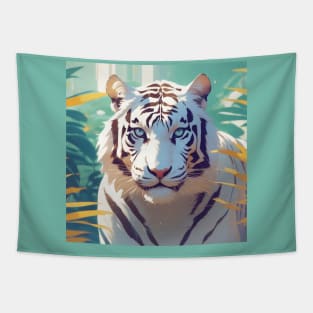 Royal White Tiger Tapestry