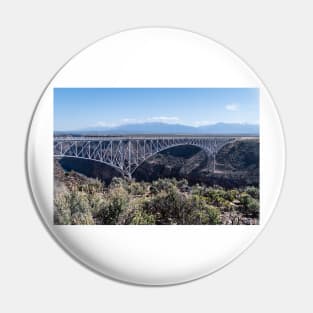 Rio Grande Gorge Bridge Near Taos New Mexico Pin