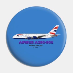 Airbus A380-800 - British Airways Pin