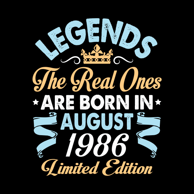 Legends The Real Ones Are Born In August 1976 Happy Birthday 44 Years Old Limited Edition by bakhanh123