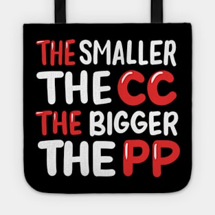 The Smaller The CC The Bigger The PP Tote