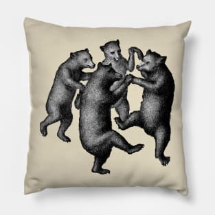 Frolicking Bears Pillow