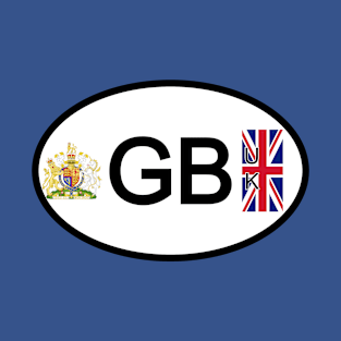 Great Britain car country code T-Shirt