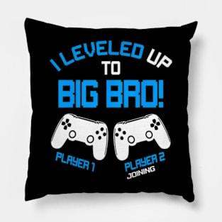 I Leveled up to Big  Video  New Brother Gaming Pillow