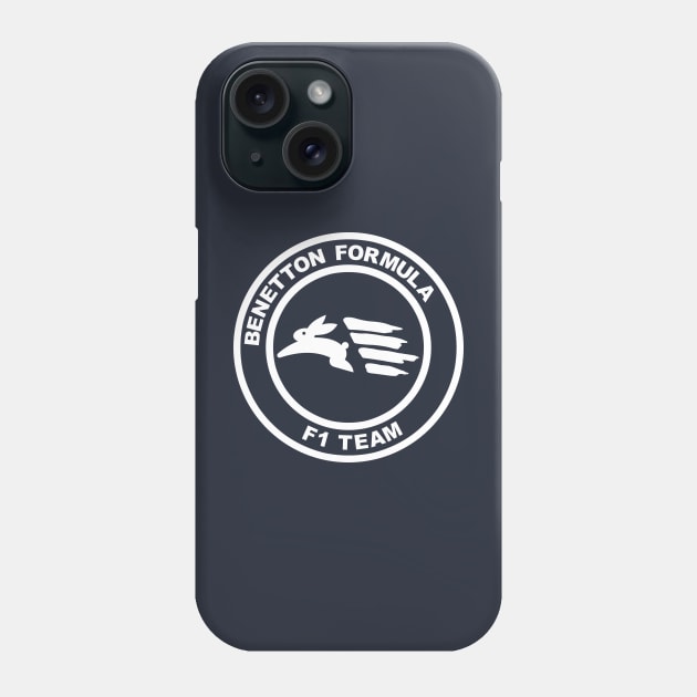 Benetton F1 Team Shield 80's Model 2 Phone Case by San Studios Company