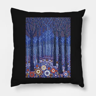 Blue Forest 1 Pillow