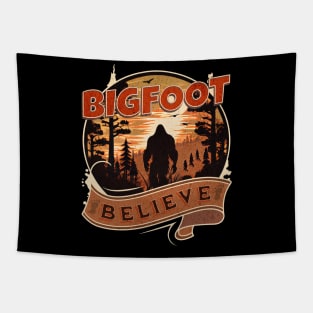 Bigfoot Believe Design Tapestry