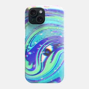 Neon Dolphin Phone Case