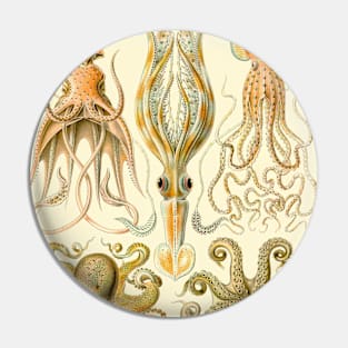 Octopus Illustration Pin