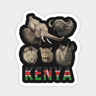 Kenya Big Five Africa Safari Magnet