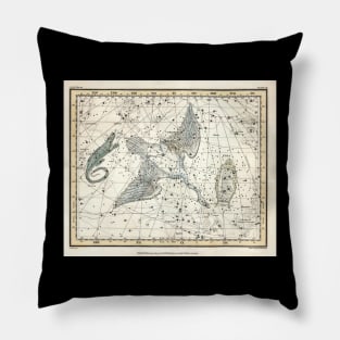 Constellations Lacerta, Cygnus, Lyra - Alexander Jamieson Pillow