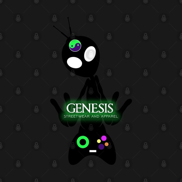 Genesis Streetwear -  Alien Gamer by retromegahero