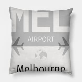 MEL Melbourne airport Pillow