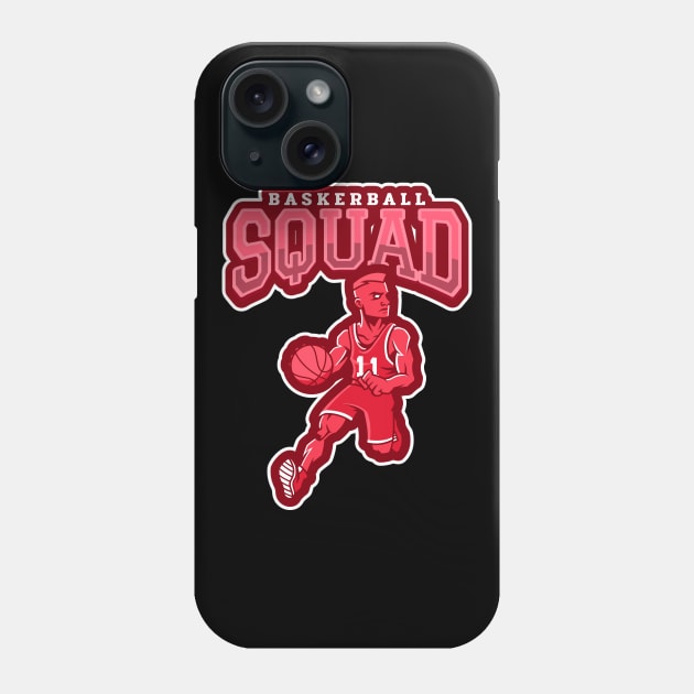 Basketball Squad Phone Case by poc98