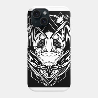 black ninja Phone Case