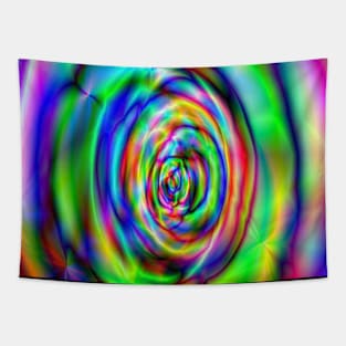 Psychedelic Flower Tapestry